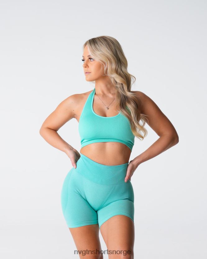 064HD6117 mynte Fitness NVGTN kvinner ubegrenset ribbet sømløs grime-bh