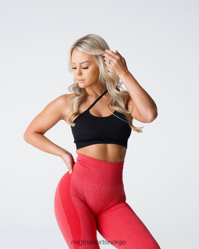 064HD6124 svart Fitness NVGTN kvinner strømlinjeform sømløs BH