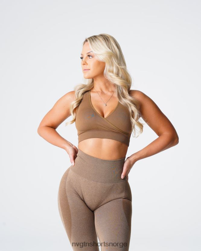 064HD6144 mokka Fitness NVGTN kvinner pursuit sømløs bh