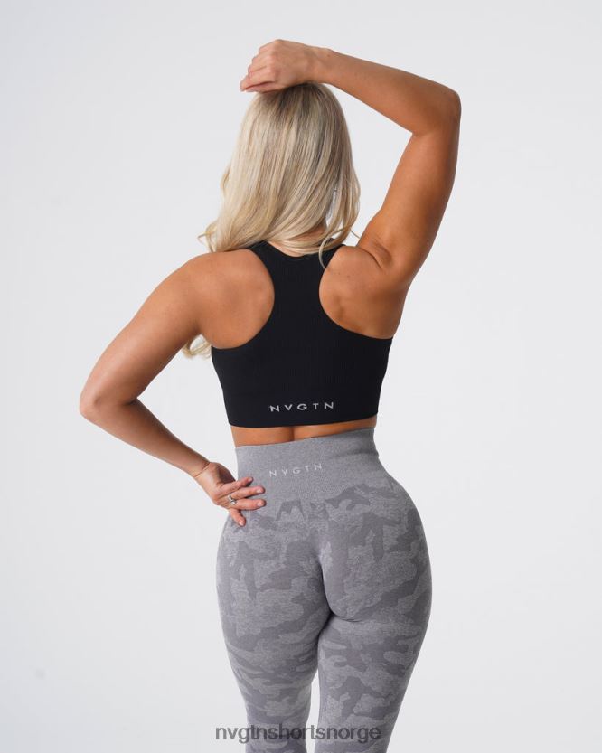 064HD6154 svart Fitness NVGTN kvinner cinched sømløs BH