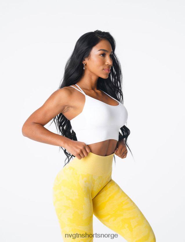 064HD6163 hvit Fitness NVGTN kvinner blomstre sømløs bh