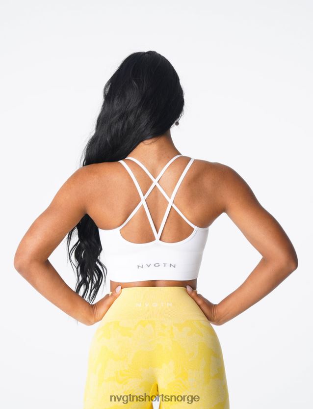 064HD6163 hvit Fitness NVGTN kvinner blomstre sømløs bh