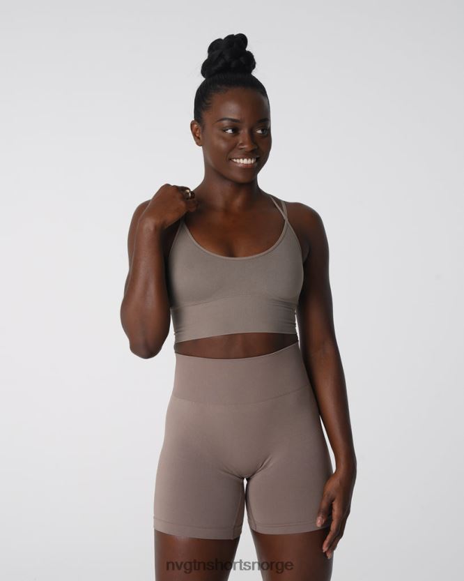 064HD6164 taupe Fitness NVGTN kvinner blomstre sømløs bh
