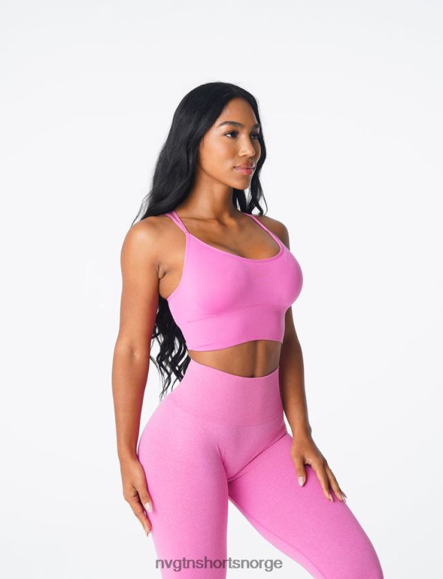 064HD6168 tyggegummi rosa Fitness NVGTN kvinner blomstre sømløs bh