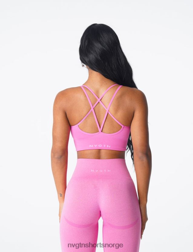 064HD6168 tyggegummi rosa Fitness NVGTN kvinner blomstre sømløs bh