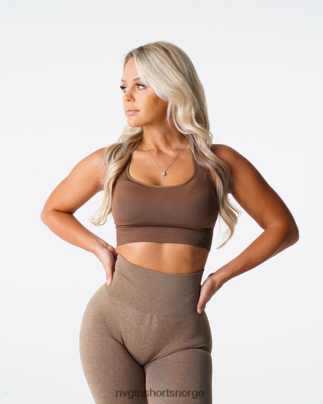 064HD6178 mokka Fitness NVGTN kvinner tenne sømløs bh