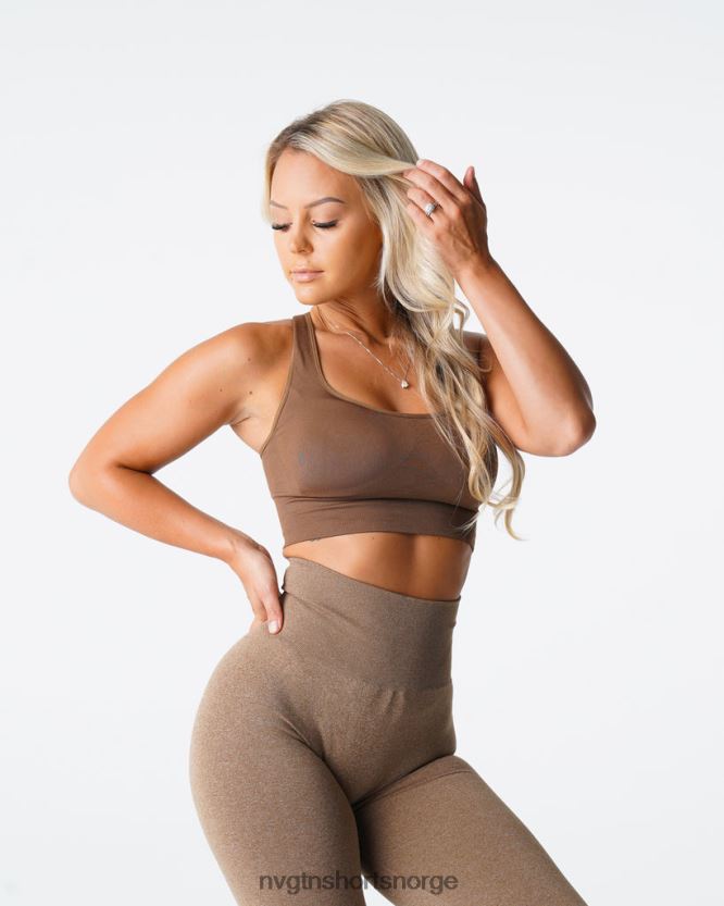 064HD6178 mokka Fitness NVGTN kvinner tenne sømløs bh