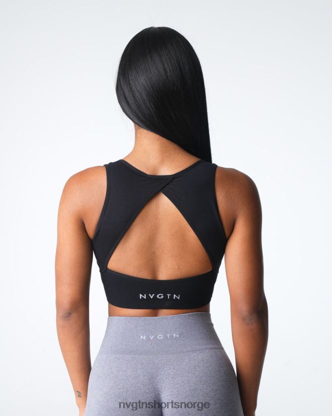 064HD61 svart Fitness NVGTN kvinner styrke sømløs BH