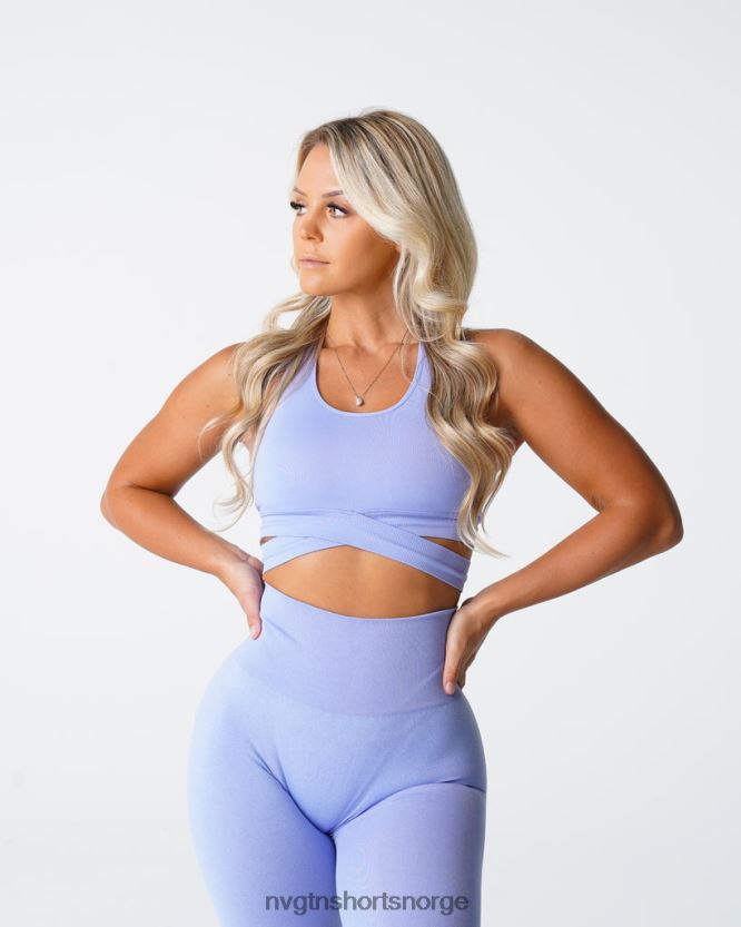 064HD6203 periwinkle Fitness NVGTN kvinner skulpter sømløs BH-topp