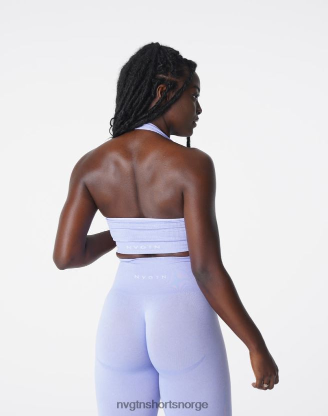 064HD6204 periwinkle Fitness NVGTN kvinner ubegrenset ribbet sømløs grime-bh