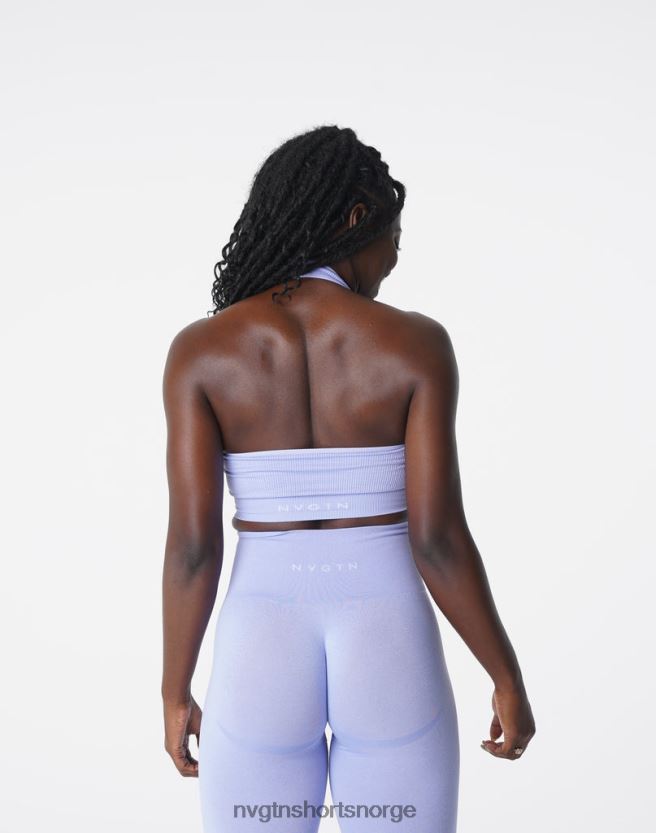 064HD6204 periwinkle Fitness NVGTN kvinner ubegrenset ribbet sømløs grime-bh