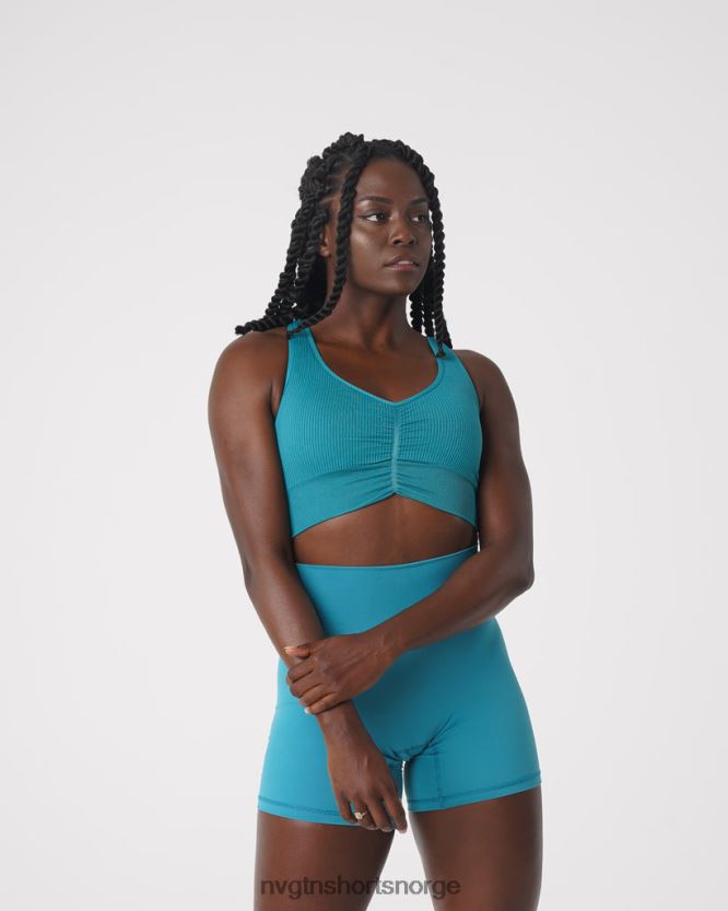 064HD6208 blågrønn Fitness NVGTN kvinner cinched sømløs BH