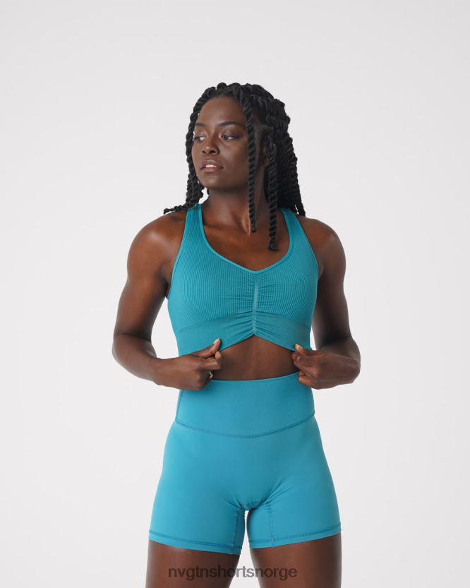 064HD6208 blågrønn Fitness NVGTN kvinner cinched sømløs BH