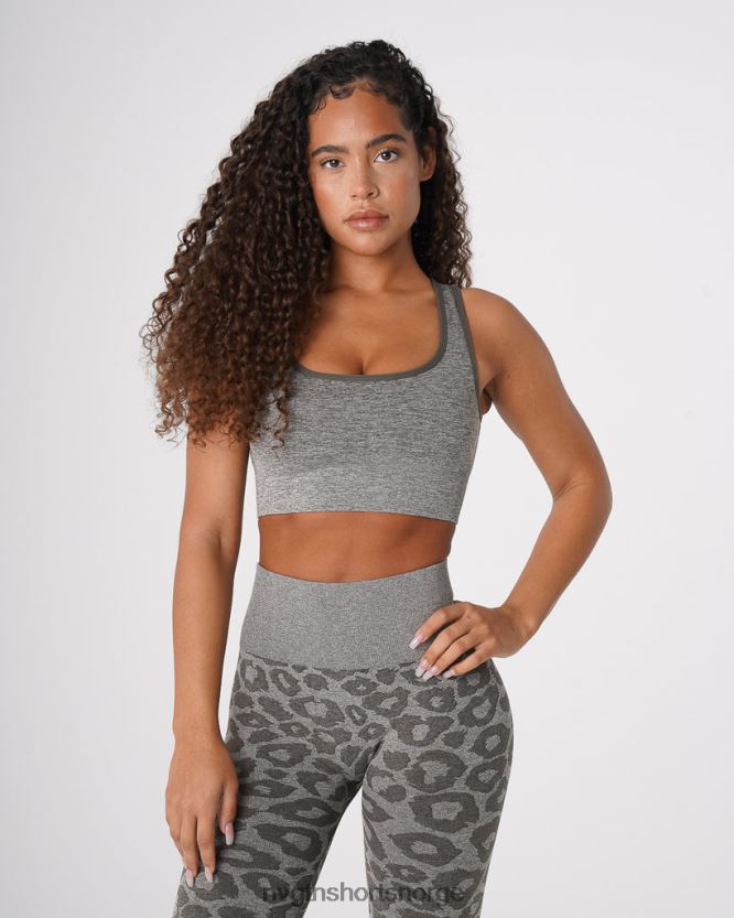 064HD6219 kakigrønn Fitness NVGTN kvinner leopard eclipse sømløs bh