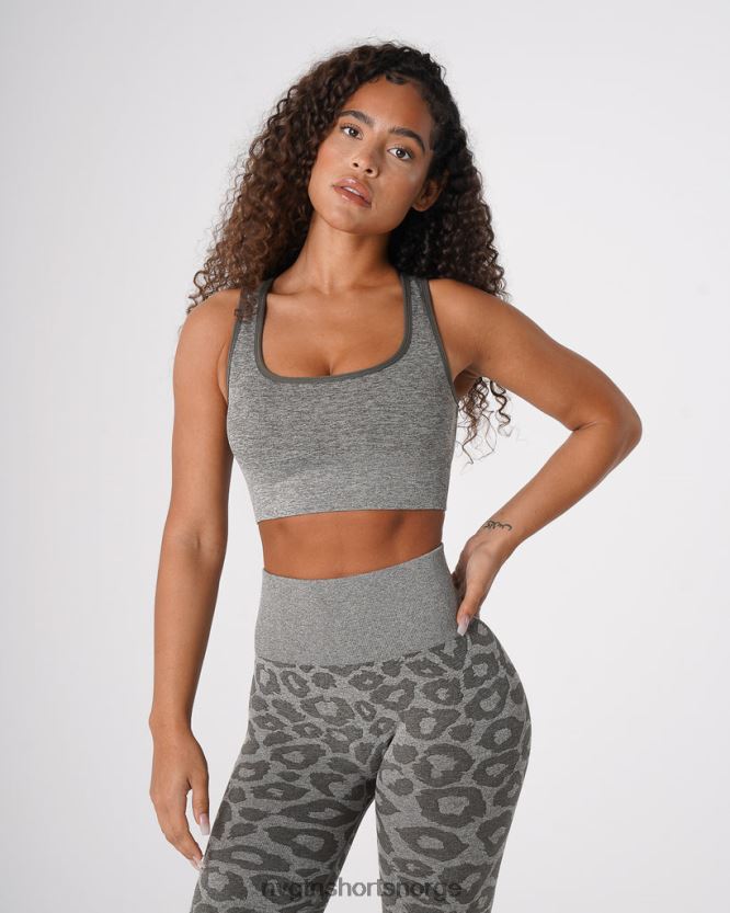 064HD6219 kakigrønn Fitness NVGTN kvinner leopard eclipse sømløs bh