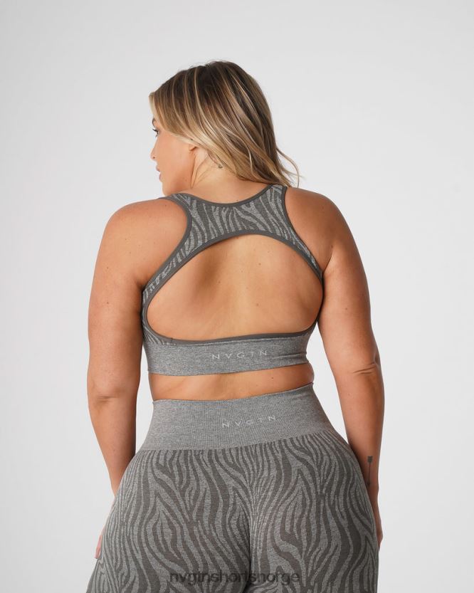 064HD6220 kakigrønn Fitness NVGTN kvinner zebra eclipse sømløs bh