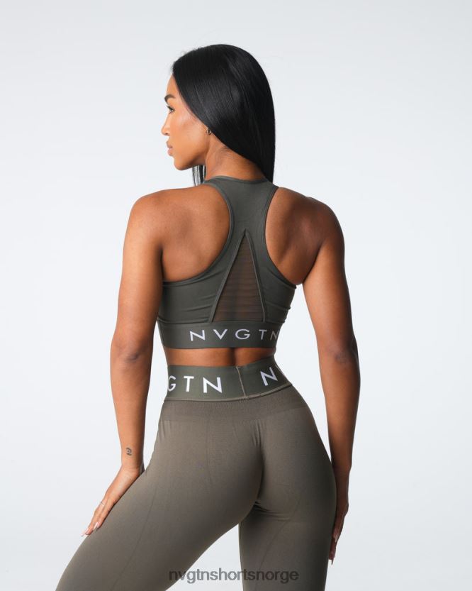 064HD623 oliven Fitness NVGTN kvinner eldre sømløs sportsbh