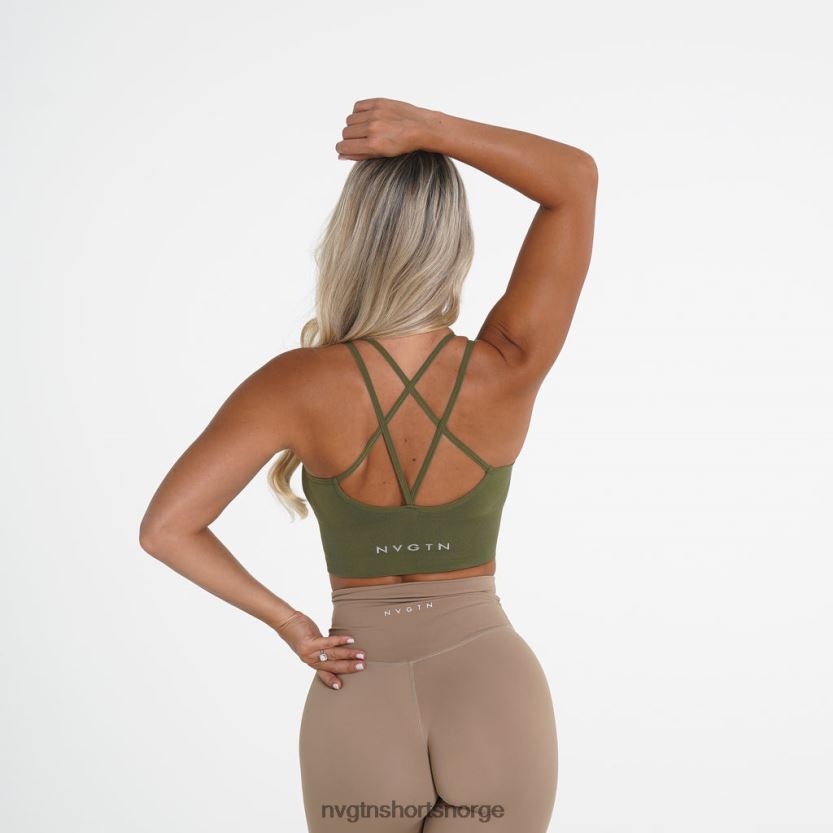 064HD6240 kakigrønn Fitness NVGTN kvinner blomstre sømløs bh