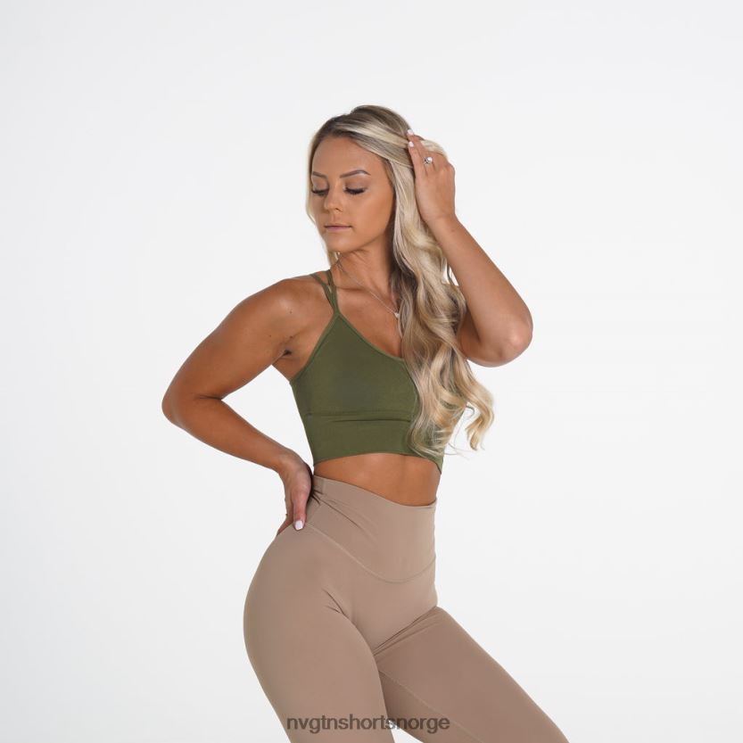 064HD6240 kakigrønn Fitness NVGTN kvinner blomstre sømløs bh