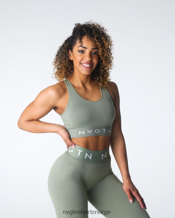 064HD631 salvie grønn Fitness NVGTN kvinner eldre sømløs sportsbh