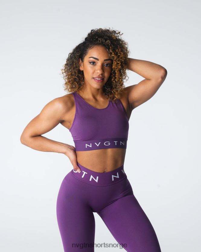 064HD633 ametyst Fitness NVGTN kvinner trilogi sports sømløs bh
