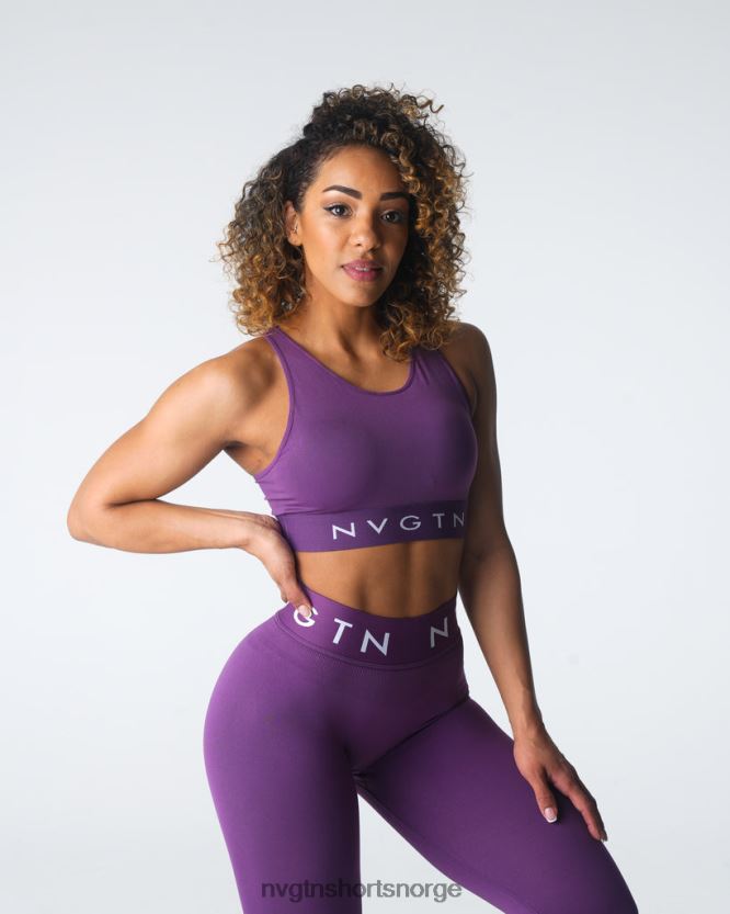 064HD633 ametyst Fitness NVGTN kvinner trilogi sports sømløs bh