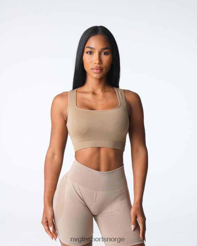 064HD63 beige Fitness NVGTN kvinner styrke sømløs BH