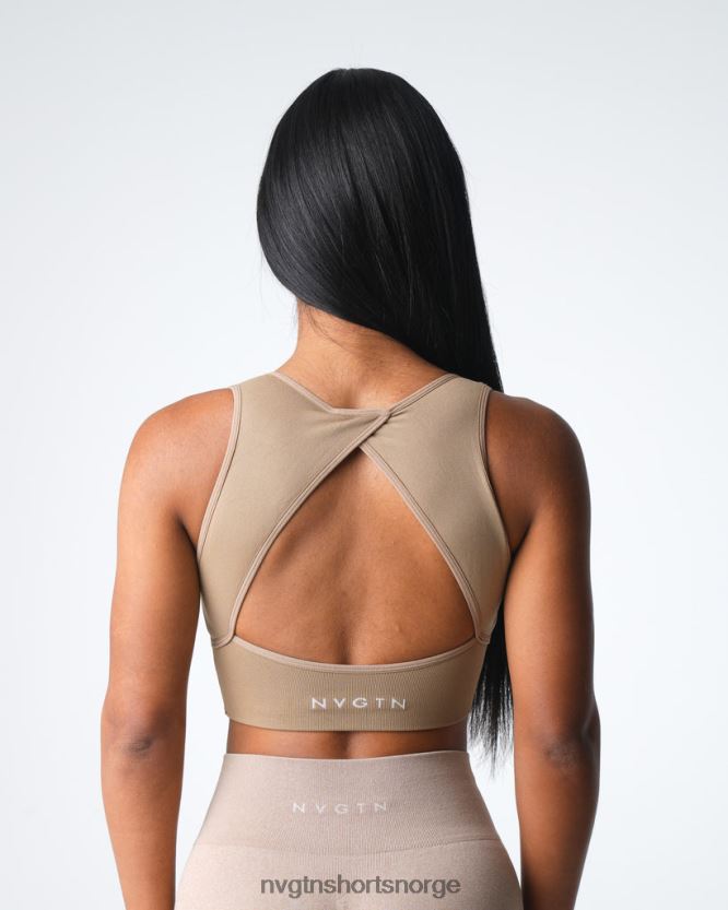 064HD63 beige Fitness NVGTN kvinner styrke sømløs BH