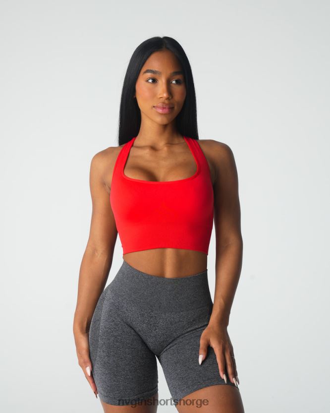 064HD644 skarlagenrød Fitness NVGTN kvinner tenne sømløs bh