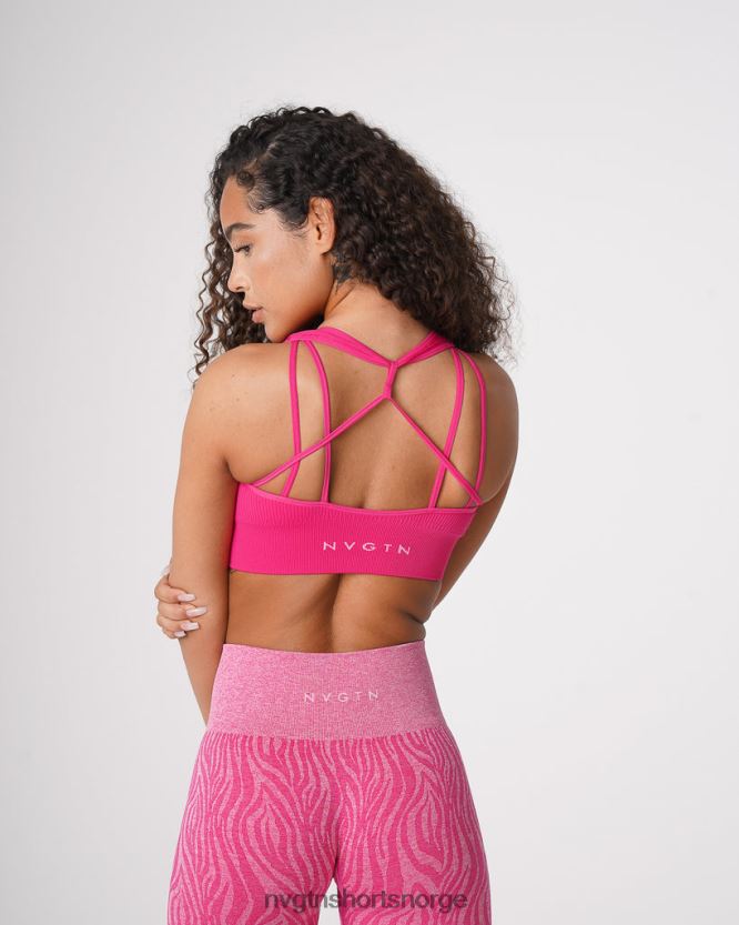 064HD664 fuchsia Fitness NVGTN kvinner galaxy ribbet sømløs BH