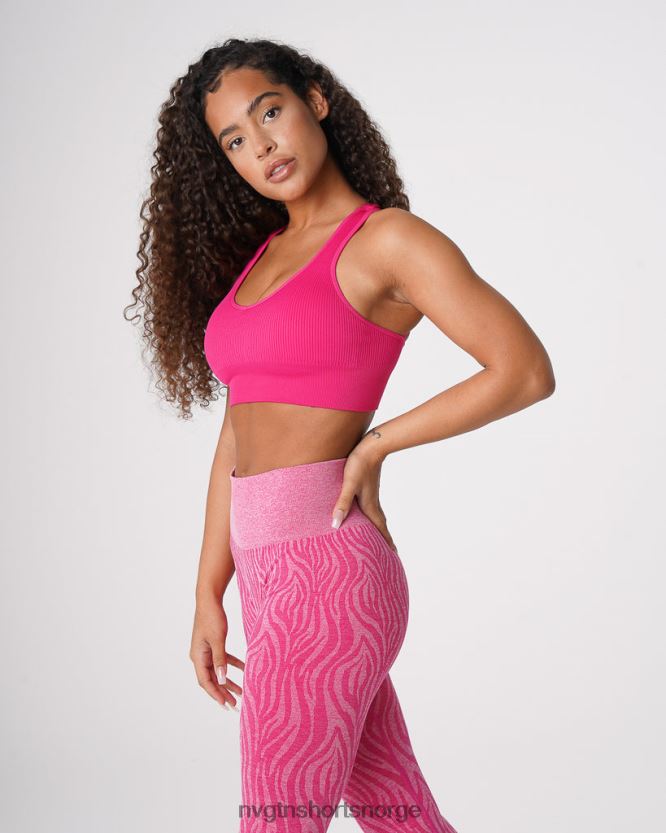 064HD664 fuchsia Fitness NVGTN kvinner galaxy ribbet sømløs BH