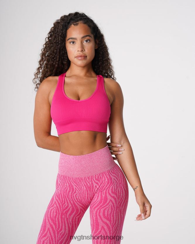 064HD664 fuchsia Fitness NVGTN kvinner galaxy ribbet sømløs BH