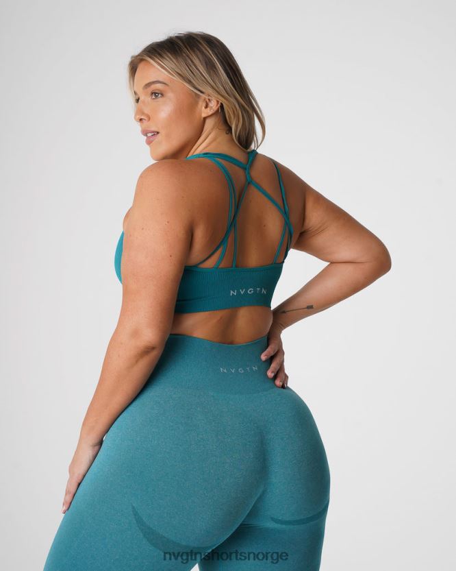 064HD665 blågrønn Fitness NVGTN kvinner galaxy ribbet sømløs BH