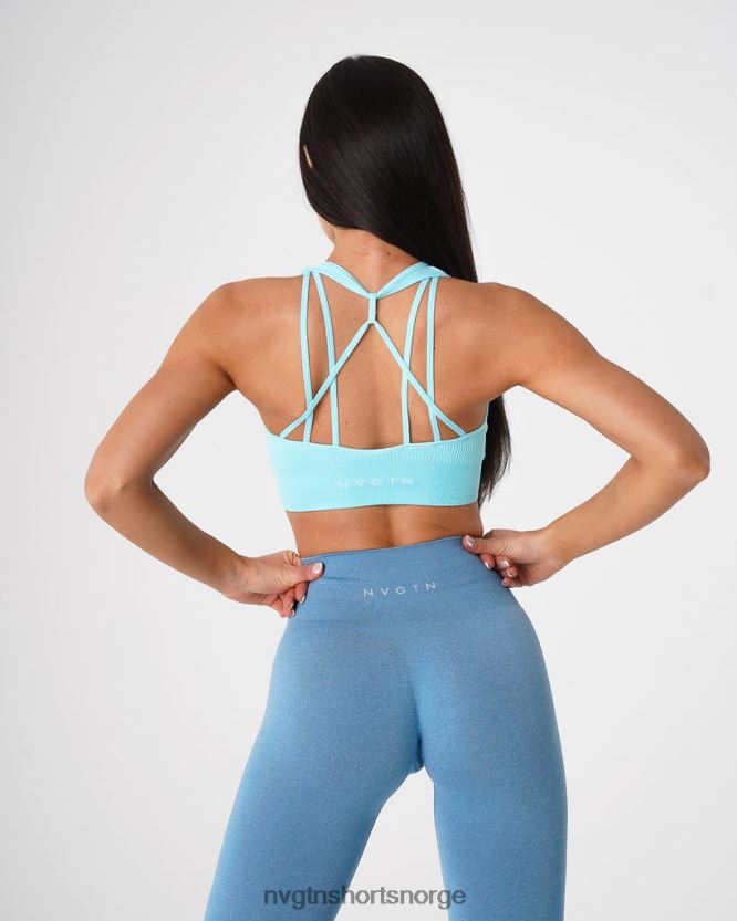 064HD667 aqua Fitness NVGTN kvinner galaxy ribbet sømløs BH
