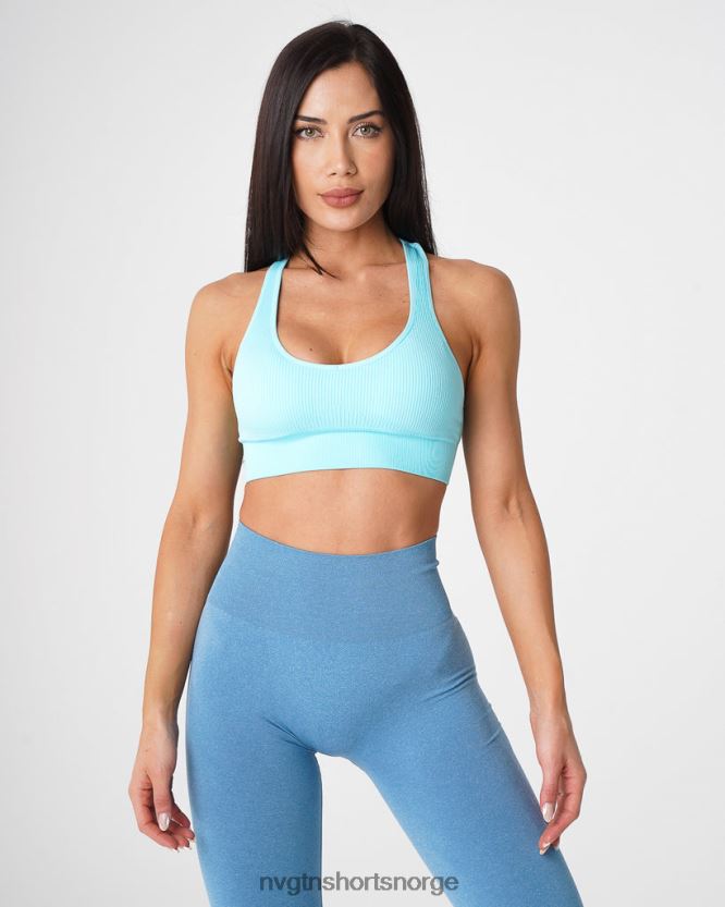 064HD667 aqua Fitness NVGTN kvinner galaxy ribbet sømløs BH