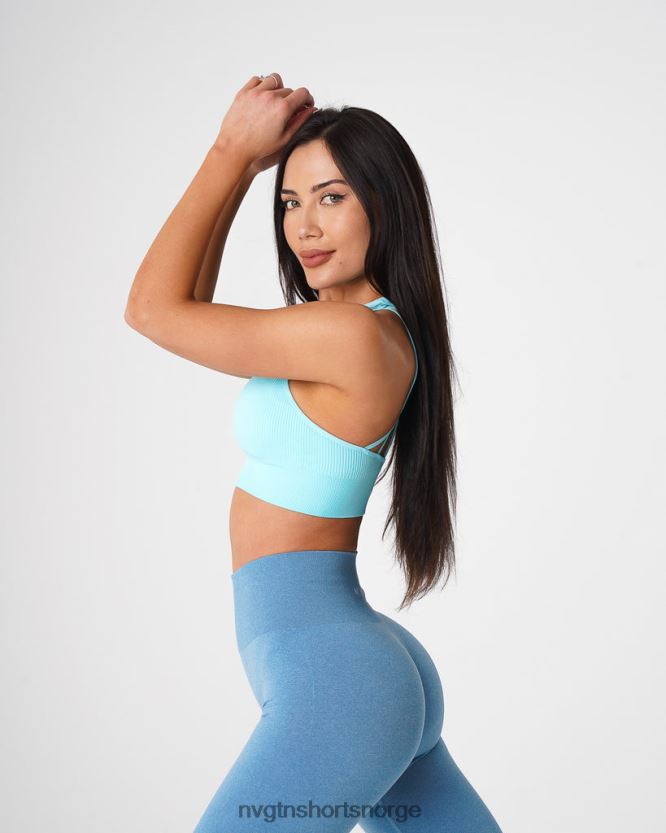 064HD667 aqua Fitness NVGTN kvinner galaxy ribbet sømløs BH