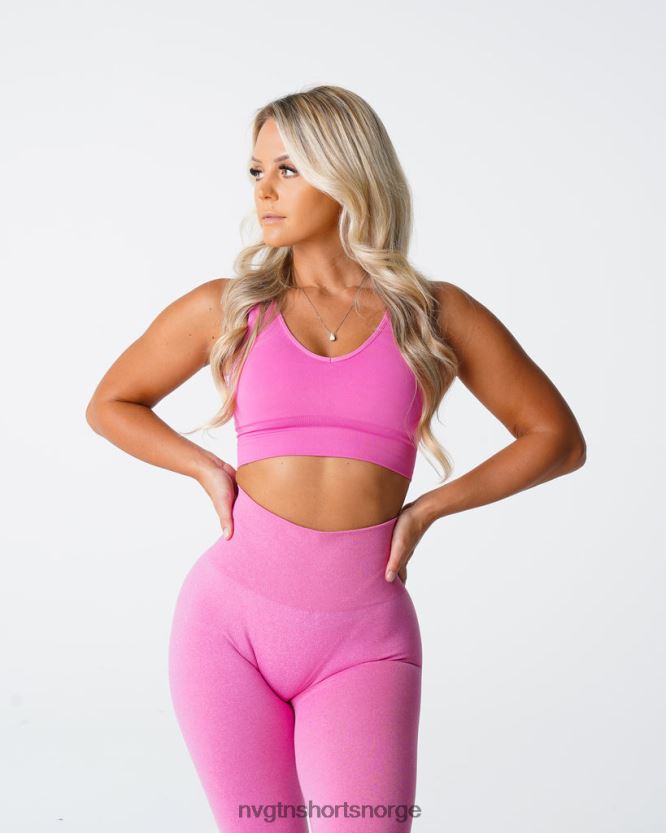 064HD670 tyggegummi rosa Fitness NVGTN kvinner heve sømløs bh