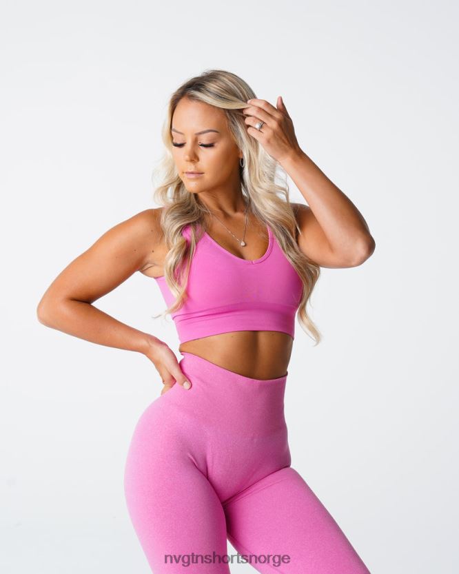 064HD670 tyggegummi rosa Fitness NVGTN kvinner heve sømløs bh
