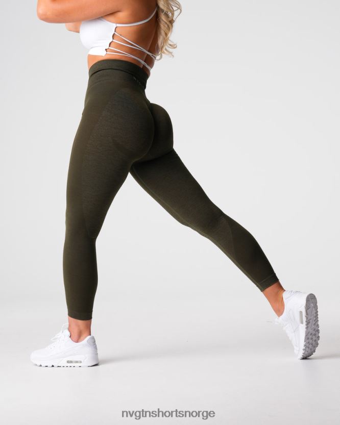 064HD6492 oliven Fitness NVGTN kvinner contour 2.0 sømløse leggings