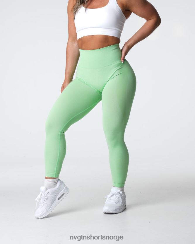 064HD6493 pistasj Fitness NVGTN kvinner kontur sømløse leggings