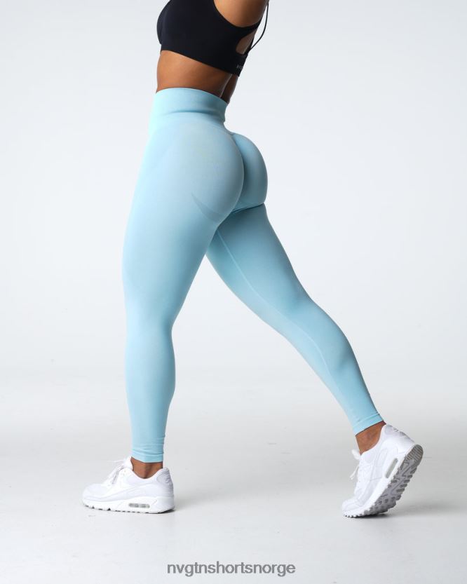 064HD6494 pastell blå Fitness NVGTN kvinner kontur sømløse leggings