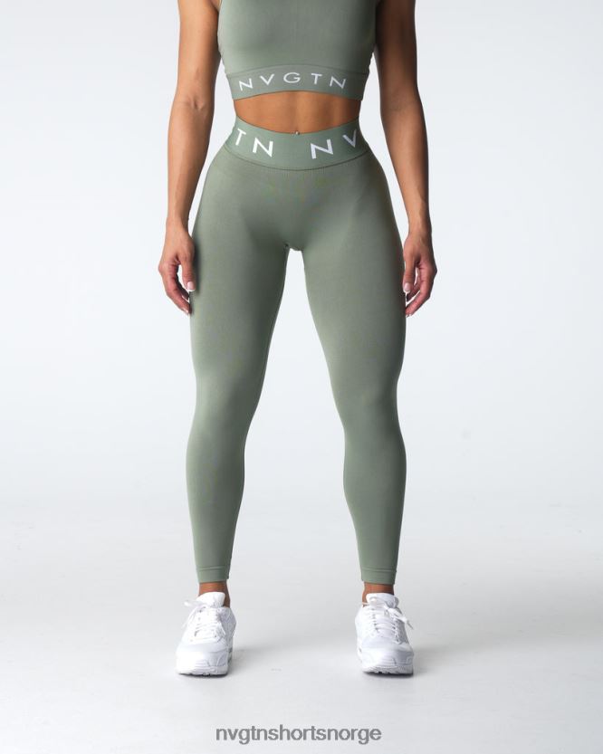 064HD6501 salvie grønn Fitness NVGTN kvinner sport sømløse leggings
