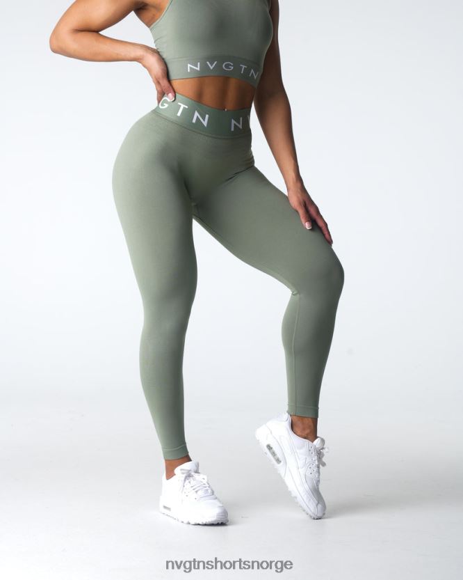 064HD6501 salvie grønn Fitness NVGTN kvinner sport sømløse leggings