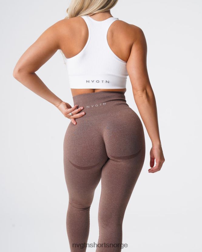 064HD6511 kakao Fitness NVGTN kvinner kontur sømløse leggings
