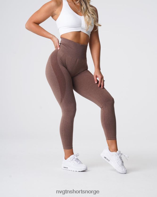 064HD6511 kakao Fitness NVGTN kvinner kontur sømløse leggings