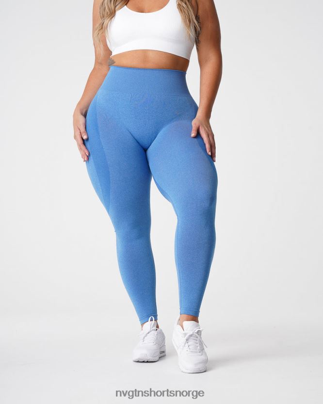 064HD6512 havblått Fitness NVGTN kvinner kontur sømløse leggings