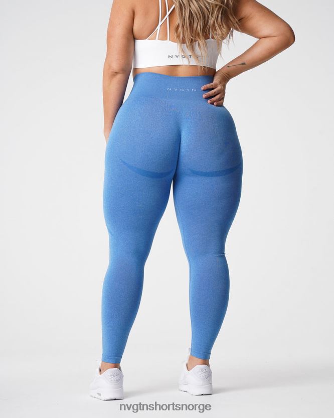 064HD6512 havblått Fitness NVGTN kvinner kontur sømløse leggings