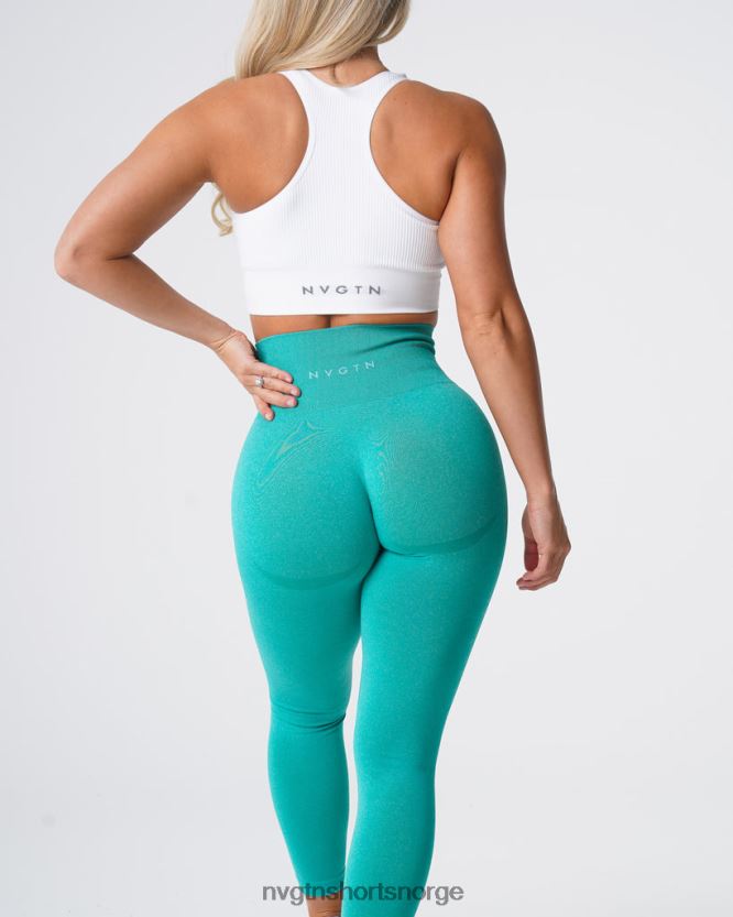 064HD6513 turkis Fitness NVGTN kvinner kontur sømløse leggings