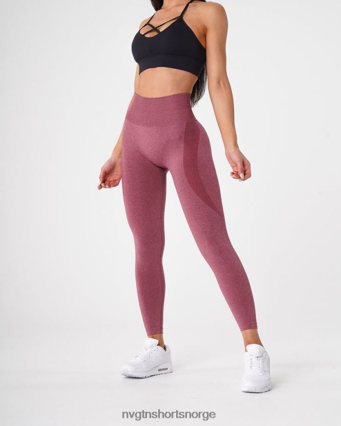 064HD6515 rødbrun Fitness NVGTN kvinner kontur sømløse leggings