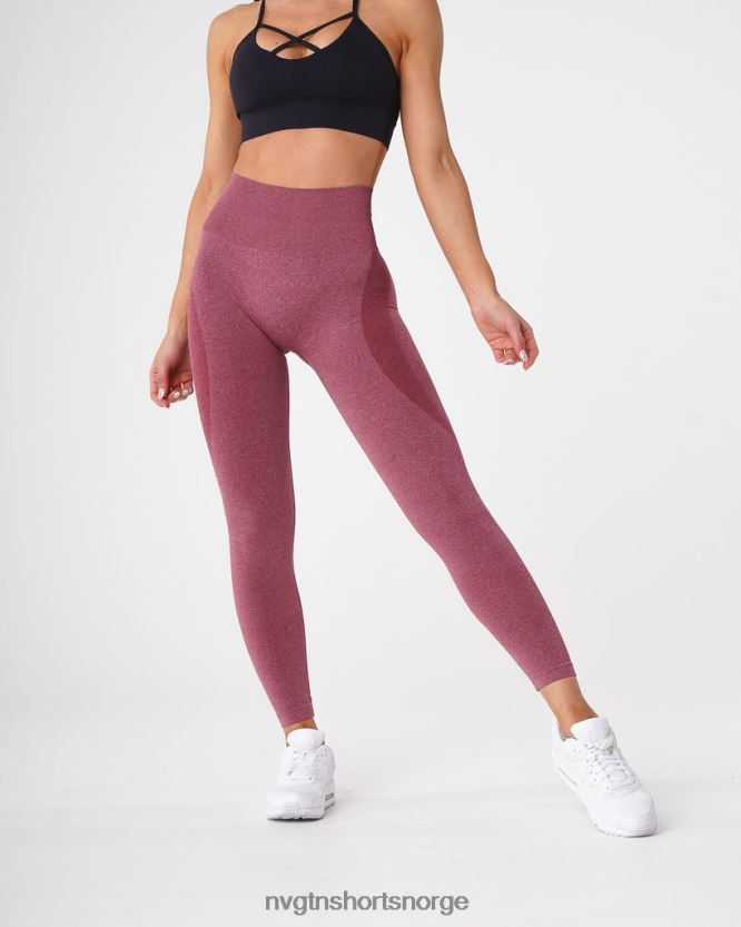 064HD6515 rødbrun Fitness NVGTN kvinner kontur sømløse leggings